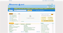 Desktop Screenshot of biowww.net