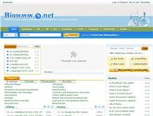 Tablet Screenshot of biowww.net